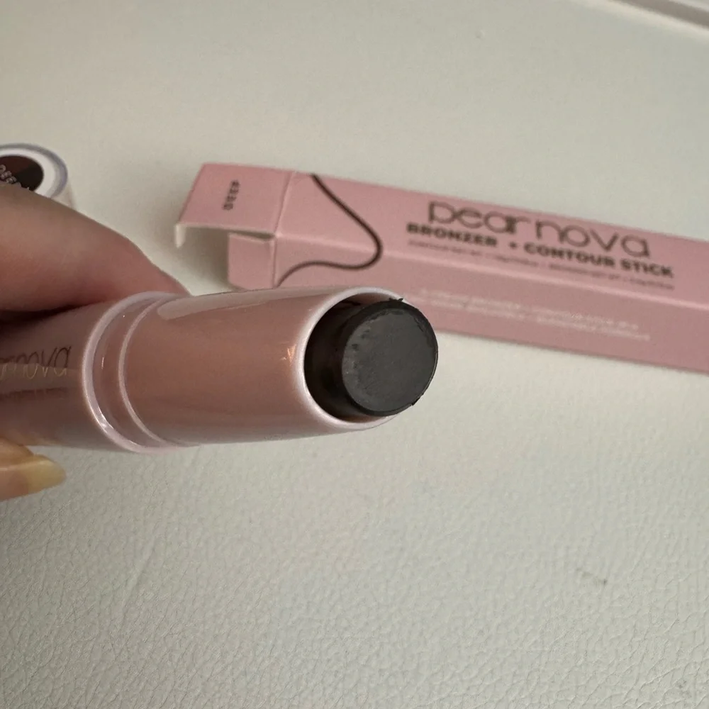 Pear Nova bronzer, and contour stick